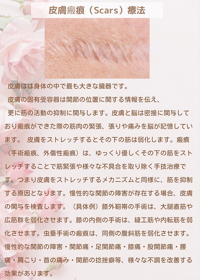 皮膚瘢痕(Scars)療法